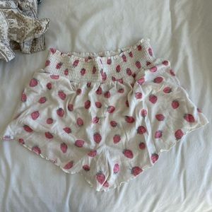 Z-Supply strawberry pajama shorts